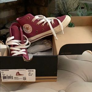 Girls Converse all star sneakers